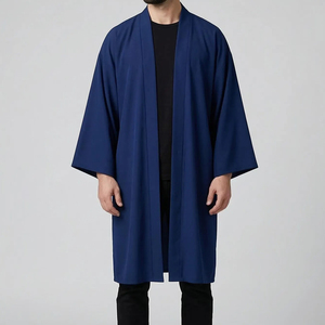 Chaqueta Kimono Personalizable, Nueva, de Color Sólido, Elegante, para Hombre, Hecha en Pakistán - Product Image 4