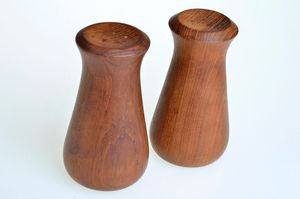 Elegant Wooden <b>Salt</b> And Pepper <b>Shaker</b> Set Decorative Tabletop Spice Organizer For Home Dining - Product Image 1
