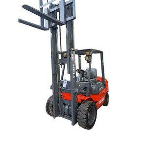 Heli 10 Ton Diesel Engine Forklift CPCD100 Solid <b>Tire</b> Side Lifter Bearing Gearbox Pump Motor 3m Lifting Height Mines/Ports Use - Product Image 1