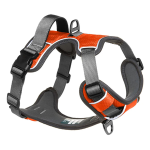 Wholesale No Pull <b>Dog</b> Harness Set Adjustable Breathable Pet Harness Leash <b>Collar</b> Kit with Handle Reflective OEM <b>Small</b> Medium <b>Dog</b> - Product Image 2