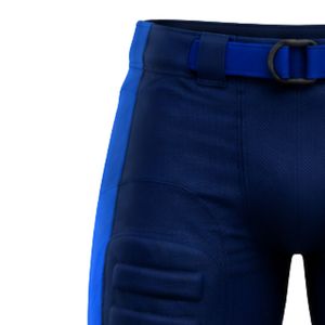 Blue American Football Shorts Padded <b>Athletic</b> Uniform Lightweight Durable Team Sportswear for Football Game or Training - Product Image 5