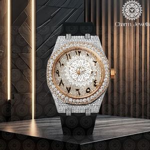 Reloj de Cristal de Lujo para Mujer Charm Jewells, Analógico de Cuarzo, Esfera Cuadrada en Oro Amarillo de 38 mm, Estilo Joyería de Moda - Product Image 6