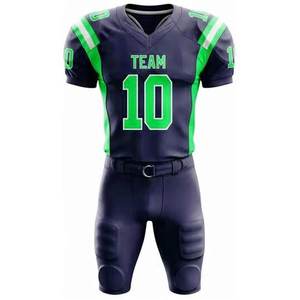 OEM Custom American Football Uniforms Global <b>Teams</b> Training Jerseys Heat-Transfer Printed 100% Polyester V-neck - Product Image 3