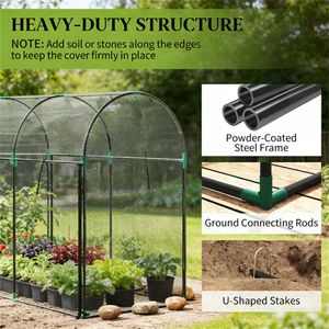 Rete Nera per Giardino, Gabbia per Piante e Colture - Product Image 3