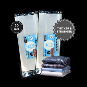 Bolsas de Plástico Reutilizables de Polipropileno (PP) de 30 Micras para Lavandería, Extra Pequeñas 30 x 50 cm, Hechas en Indonesia - Product Image 3