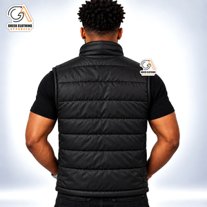 Veste décontractée pour homme Phi Beta Sigma, doudoune d'hiver avec logo frontal, col montant, fermeture éclair, coupe-vent, respirante, style universitaire, en polaire, écologique - Product Image 2