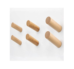 Wood Coat <b>Hook</b> Hanger Top Sale Hanging <b>Bathroom</b> Towels Clothes <b>Hooks</b> Wall-Mounted Best Selling Wooden Coat <b>Hooks</b> - Product Image 4