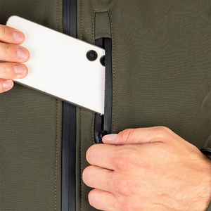 Wholesale Men Hooded Fleece Softshell <b>Jacket</b> <b>Winter</b> Outdoor Zipper Closure Regular Fit Fleece Lined Softshell <b>Jackets</b> - Product Image 5