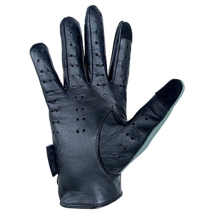 Gants de conduite en cuir souple et respirant pour hommes et femmes, en cuir véritable, vente en gros, design personnalisé - Product Image 3