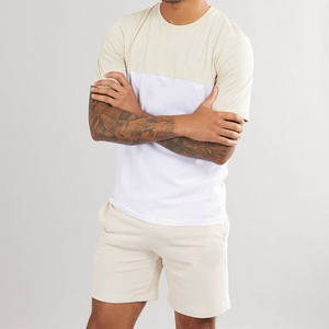 Ensemble t-shirt et short décontracté d'été, taille personnalisée, design pour usage quotidien, tenue deux pièces, production OEM - Product Image 2