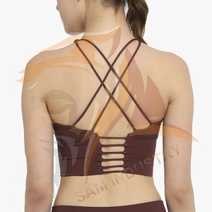 Conjunto de Yoga para Mujer con Diseño Nuevo y Logotipo Personalizado, Parte Delantera Sólida, Ligero, Transpirable, Cintura Alta, Ecológico - Product Image 5