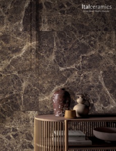 Baldosa de Porcelana con Aspecto de Mármol Radiante Emperador - Product Image 1