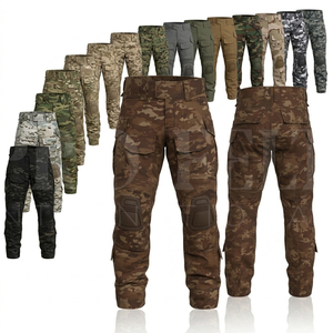 Whole Sale Trendy Fashionable Camouflage Cargo Pants Multi Pocket Outdoor Work Trousers Adjustable Knee <b>Pad</b> Safety Style Pants - Product Image 1