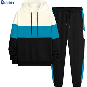 Trajes Deportivos Personalizados de Invierno con Logotipo, Traje Deportivo Unisex de Algodón y Felpa, Transpirable, Grueso, de Gran Tamaño para Hombre - Product Image 3
