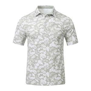 Chemises pour hommes grande taille couleur unie, sublimation, 100% coton tricoté, respirant, anti-plis, séchage rapide, personnalisable - Product Image 4