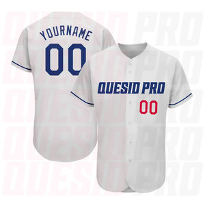 พร้อมส่ง เสื้อเบสบอลเย็บคุณภาพดีที่สุดจากซานฟรานซิสโก สีขาว-แดง เสื้อเบสบอลของแท้ ชุดกีฬา - Product Image 1