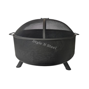 Luxuries <b>fire</b> <b>pit</b> indoor Iron <b>Fire</b> <b>Pit</b> with Heat Resistant Paint Freestanding Design Coal/Wood Burning Outdoor Heater - Product Image 2