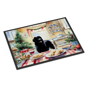 Newfoundland Christmas Cookies Doormat <b>Indoor</b> Outdoor Non-Slip Washable Low Pile Rug 24H X 36W Front <b>Door</b> <b>Mat</b> for Entryway - Product Image 1
