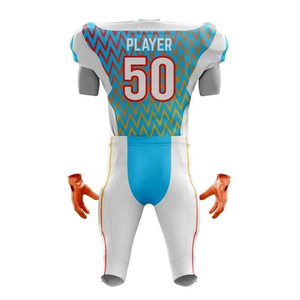 Hot Selling <b>Cheap</b> Price American Football Uniform Custom Design American Football Uniform Latest Design - Product Image 5