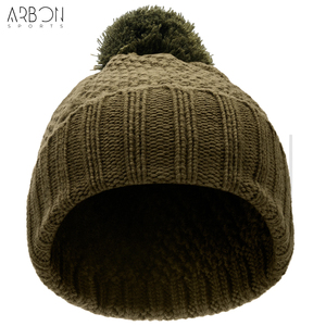 Bonnet unisexe décontracté en tricot côtelé épais, fait main, vert olive uni, facile à porter, nouvelle collection, best-seller, au meilleur prix - Product Image 2