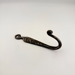 Hand-Forged Wrought Iron Wall Hook / Antique Blacksmith <b>Coat</b> & Towel <b>Hanger</b> - Product Image 3