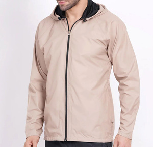 OEM Custom <b>Men</b>’s <b>Lightweight</b> High Quality Hooded Windbreaker <b>Jacket</b> – Waterproof, Breathable, Zip-Up Sports Outerwear <b>Jacket</b> - Product Image 3