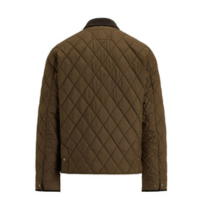 Chaqueta Acolchada para Hombre Barbour, Color Verde Oliva, Cuello Camisero, Resistente al Viento, Casual, Otoño, Corte Regular, Relleno de Poliéster - Product Image 2