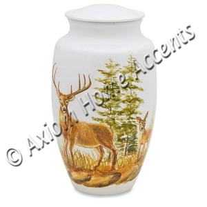 Urna de cremación de aluminio moderna con artesanía artesanal, recuerdo de tributo perfecto de Axiom Home Accents - Product Image 6