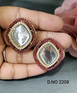 เสื้อเมฮันดี้โมอิส & ต่างหูสตั๊ดแฟชั่นคลาสสิก SKU 2208/C9 - Product Image 3