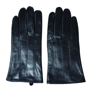 Mens Winter PU Leather Plain Wrist-Length Warm Thermal Women Touchscreen <b>Driving</b> <b>Gloves</b> with Lining - Product Image 2