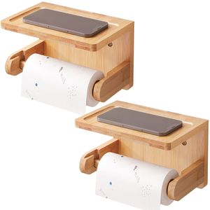 Handmade <b>Square</b> Wooden Eco-Friendly Toilet Paper Holder for Housewarming Premium Quality Good Work Wholesale Bulk Factory Price - Product Image 1