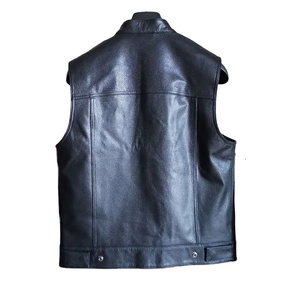 Camiseta interior de motociclista, camiseta sin mangas de motorista 2025 personalizada para hombres y mujeres, chaleco de piel de oveja curtida, abrigo sin mangas de cuero, Top Unisex - Product Image 2