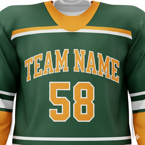 Uniforme de Hockey sobre Hielo OEM en Oferta |   Camiseta de Hockey con Logotipo Personalizado, 100% Poliéster, Transpirable e Impresa |   Ropa Deportiva Unisex para Equipos - Product Image 3