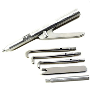 High Quality Diagnostic Ear Speculas Stainless Steel <b>Instrument</b> with Rubber Tipped Orthodontic Gripper Reusable By Grip Surgical - Product Image 5