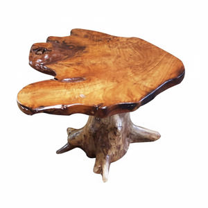 Table basse sculpturale artisanale en racine de teck, biologique, exclusive, moderne, durable, en bois massif naturel, pour salon - Product Image 5