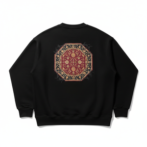 Sudadera de Forro Polar para Hombre, Cuello Redondo, Diseño de Personajes Bordados, Resistente al Viento e Impermeable, Mezcla de Poliéster/Algodón, Corte Regular - Product Image 1