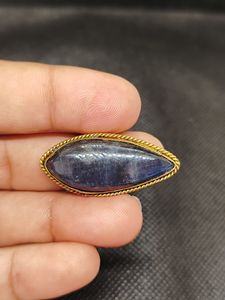 Piedra preciosa de labradorita de latón ranurada, la más vendida, nueva llegada, increíble piedra de cristal curativa, cabujón a granel para fabricación de joyas - Product Image 6