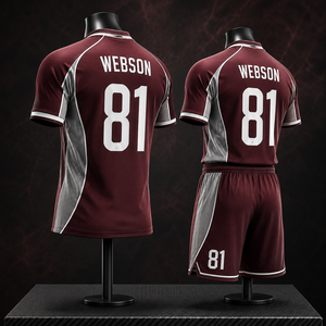 เสื้อฟุตบอลสั่งทำขายส่งปี 2026 คุณภาพสูง พิมพ์ลายแบบ Sublimation พร้อมชื่อและหมายเลข สำหรับทุกเพศ บริการ OEM ออกแบบตามสั่ง ผลิตจากโพลีเอสเตอร์ 100% - Product Image 3