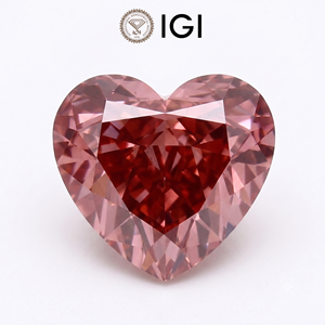 เพชรทรงหัวใจสีน้ำตาลอมชมพูเข้มแฟนซี ได้รับการรับรองจาก IGI จาก Zisma Jewellery เพชรเพาะเลี้ยงในห้องปฏิบัติการ |   เพชรหลวมเพาะเลี้ยงในห้องปฏิบัติการ MFG85 |   สั่งทำพิเศษ - Product Image 1