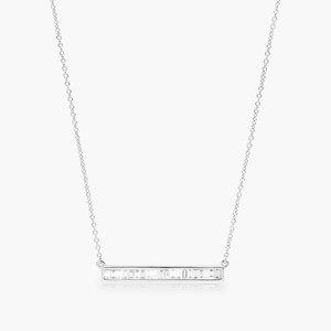 Collar con Colgante de Moissanita de Alta Calidad para Mujer, Plata de Ley 925, Cadena Fina, Joyería Brillante, Regalo de Boda - Product Image 2