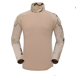 WEAR INTERNATIONAL Men's Tactical Long Sleeve <b>Shirt</b> <b>Camouflage</b> Anti-static Woven Fabric Needle Detection Polyester/Cotton - Product Image 1