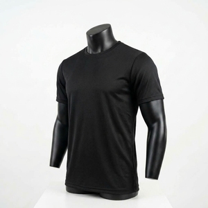 T-shirt de sport pour homme, léger, tricoté, écologique, coupe ajustée, respirant, séchage rapide, pour la course à pied et la gym - Product Image 2