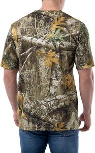 Camisa de Caza de Manga Corta Unisex, Camuflaje, Transpirable, de Secado Rápido, Antibacteriana, de Algodón, para Verano, con Logotipo Frontal - Product Image 2