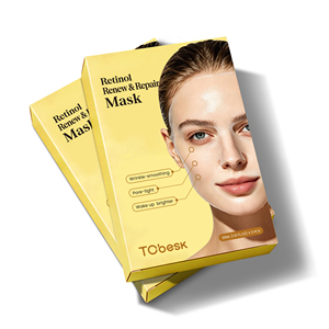 Masque facial anti-âge au rétinol, réduit les ridules, raffermit, lisse et rajeunit, masque en feuille - Product Image 3