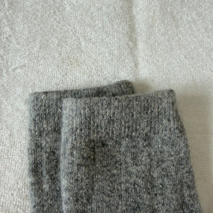 Wholesale Grey Crew <b>Socks</b> <b>Wool</b> Breathable Knitted Solid Color For <b>Women</b> Daily Casual Wear Spring Season - Product Image 5