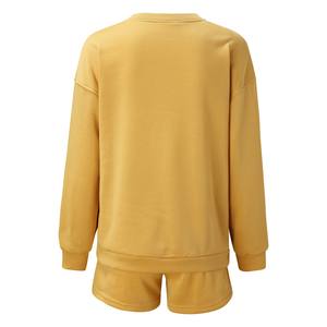 Shorts de algodón orgánico personalizados para mujer 2023, shorts casuales de algodón transpirable para mujer, shorts de algodón con forro polar y felpa francesa. - Product Image 2