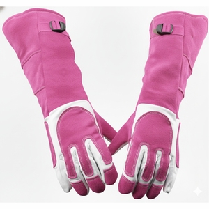 Gants de soudage en cuir robustes, résistants à la chaleur, gants de travail de protection pour soudeurs professionnels, usine OEM - Product Image 4