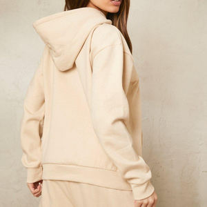 Sudadera con Capucha para Mujer OEM, 100% Algodón, Tejido de Felpa Transpirable, Logotipo Personalizado Impreso en la Parte Delantera, Sudadera con Capucha de Invierno, Ecológica - Product Image 4