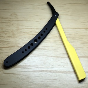 มีดโกนหนวดคุณภาพสูง ใบมีดตรง พับได้ ใช้งานได้หลากหลาย - Product Image 1