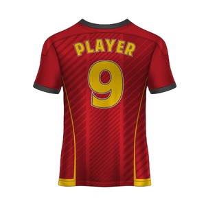Maillots de football personnalisés sublimés pour la nouvelle saison, respirants, à séchage rapide, légers, 100% polyester, maillots de football d'équipe - Product Image 2